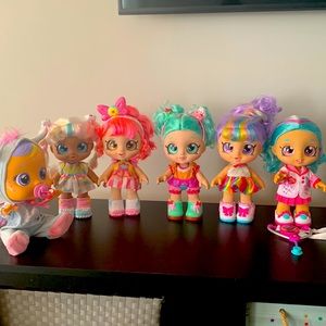 Kindi kids bundle of 5, includes rainbow Kate, marshamella, and more 1 cry baby